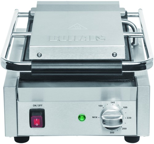 Contactgrill Buffalo Bistro groef RVS-2