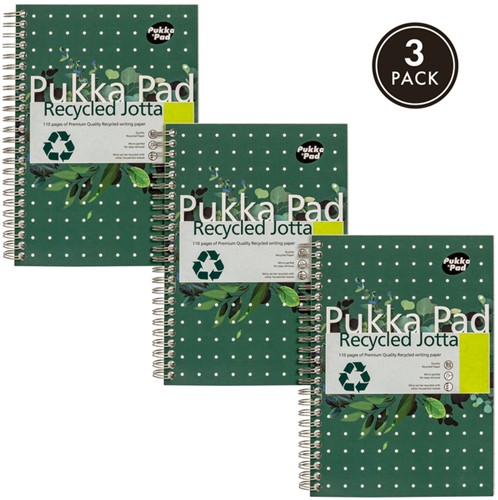 Notitieboek Pukka Pad Jotta A5 lijn 110 pagina's 80gr groen-3