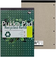Schrijfblok Pukka Pad Recycled A4 lijn 4-gaats 100 vel 80gr-3
