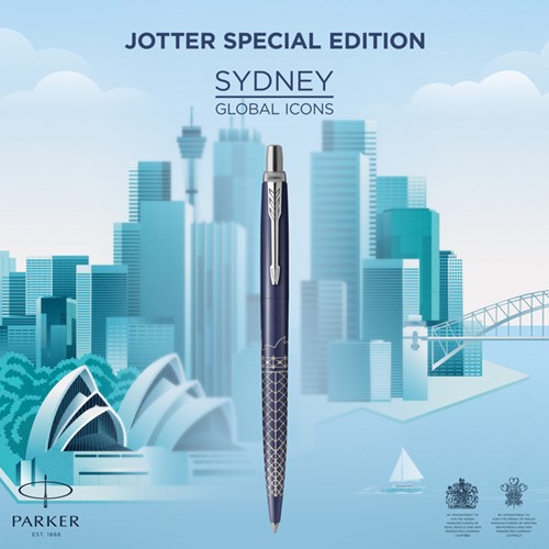 Balpen Parker Jotter special edition Sydney blue CT medium-2