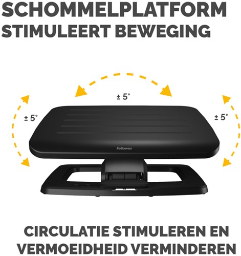 Voetensteun Fellowes Hana LT zwart-3