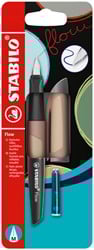 Vulpen STABILO Flow medium lichtbruin blister à 1 stuk