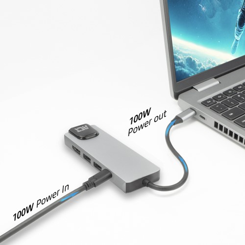 Dockingstation ACT USB-C 4K voor 1 HDMI monitor-2