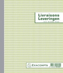 Kasboek Exacompta Manifold leveringen dupli 50vel NL FR
