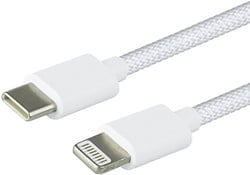 Kabel Green Mouse USB-C to Lightning data Woven - 2m
