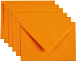 Envelop Papicolor C6 114x162mm oranje