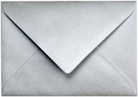 Envelop Papicolor C6 114x162mm metallic zilver-2