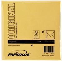 Envelop Papicolor 140x140mm dottergeel-3