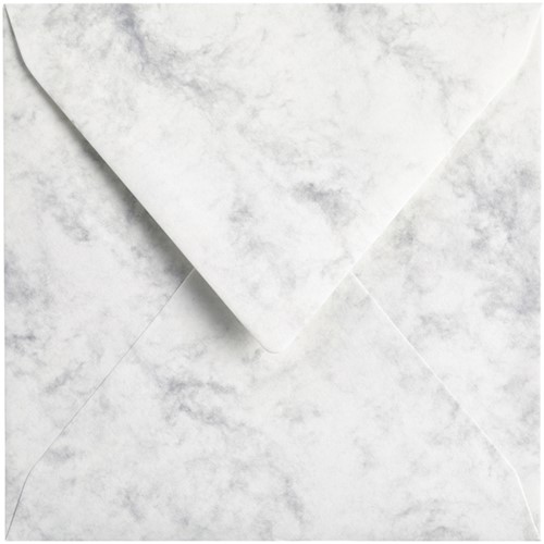 Envelop Papicolor 140x140mm marble grijs-2