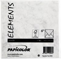 Envelop Papicolor 140x140mm marble grijs-3