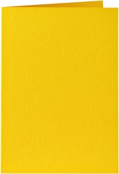 Correspondentiekaart Papicolor dubbel 105x148mm dottergeel