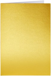 Correspondentiekaart Papicolor dubbel 105x148mm metallic goud