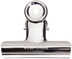 Papierklem MAUL Bulldog 70mm capaciteit 40mm zilver 5 stuks