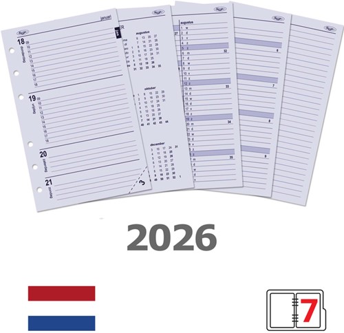 Agendavulling 2026 Kalpa Senior 7dagen/2pagina's-2