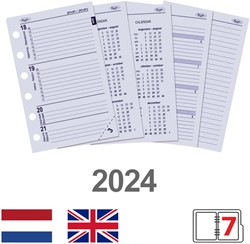 Agendavulling 2024 Kalpa Pocket 7dagen/2pagina's