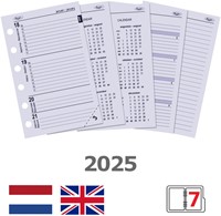 Agendavulling 2025 Kalpa Pocket 7dagen/2pagina's