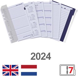 Agendavulling 2024 Kalpa A5 jaardoos 7dagen/2pagina's