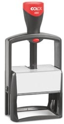 Tekststempel Colop Heavy Duty 2800 Classic Line personaliseerbaar rood