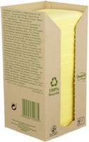 Memoblok Post-it 654 76x76mm recycled pastel geel 16 stuks-2