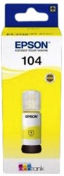 Navulinkt Epson 104 T00P440 geel