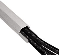 Kabelkanaal Hama hoekig 110/3,3/1,7 cm aluminium zilver-1