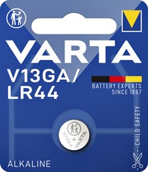 Batterij Varta knoopcel V13GA lithium blister à 1stuk