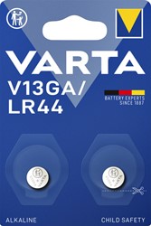 Batterij Varta knoopcel V13GA alkaline blister à 2stuk