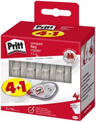 Correctieroller Pritt Compact Flex 4.2mmx10m valuepack à 4+1 gratis