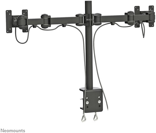 Monitorarm Neomounts D960D 2x10-27" met klem zwart-3