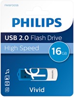 USB-stick 2.0 Philips Vivid Edition Ocean Blue 16GB-3