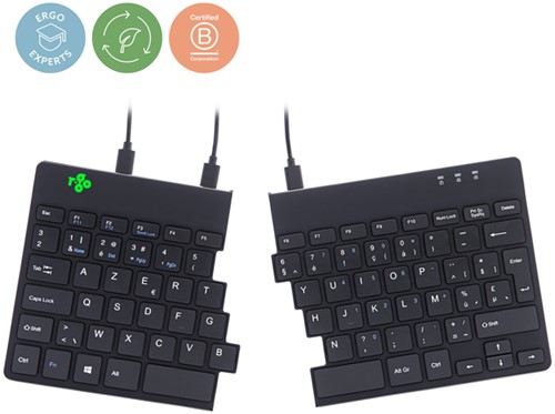 Toetsenbord R-Go Ergonomisch Split Break AZERTY