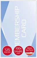 Lamineerhoes GBC creditcard 54x86mm 2x125micron 100stuks-2