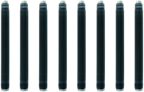 Inktpatroon Waterman nr 23 lang zwart pak à 8 stuks-3