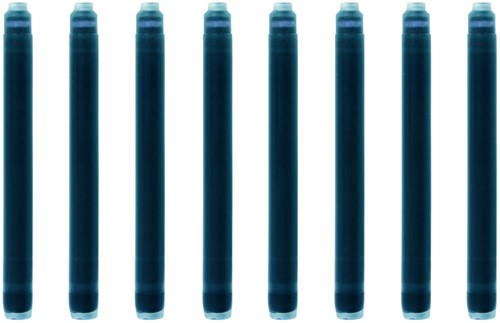 Inktpatroon Waterman nr 23 lang blauw pak à 8 stuks-3