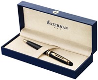 Balpen Waterman Expert black lacquer GT medium-3