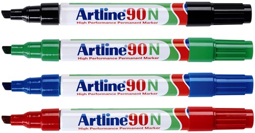 Viltstift Artline 90 schuin 2-5mm zwart-2