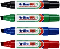 Viltstift Artline 100 schuin 7.5-12mm rood-2