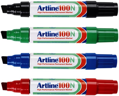 Viltstift Artline 100 schuin 7.5-12mm groen-2