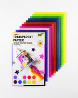 Transparant papier Folia 18.5x29.7cm 42gr 10 vel 10 kleuren-3