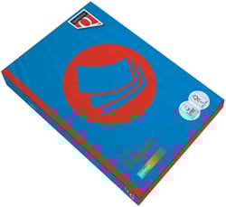 Kopieerpapier Quantore Colour A4 120gr diepblauw 250 vel