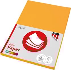 Kopieerpapier Quantore Colour A4 120gr diepgeel 100 vel