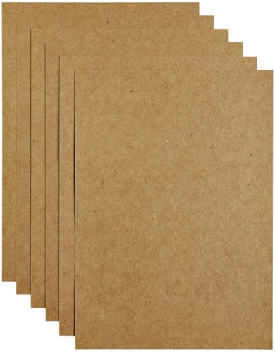 Kopieerpapier Papicolor A4 100gr 12vel kraft bruin