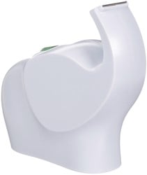 Plakbandhouder Scotch C43 olifant wit + 1 rol magic tape 19mmx8.89m