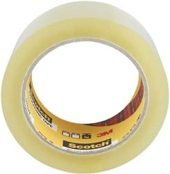 Verpakkingstape Scotch Heavy 50mmx66m transparant 6 rollen