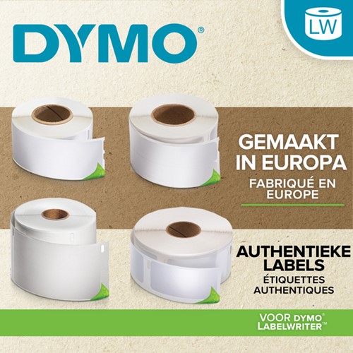 Etiket Dymo labelwriter 19831 28mmx89mm adres doos à 12 rol à 130 stuks-3