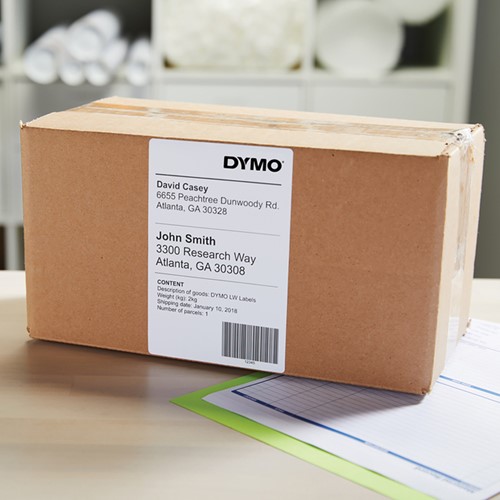 Etiket Dymo labelwriter 904980 104mmx159mm verzend wit rol à 220 stuks-6