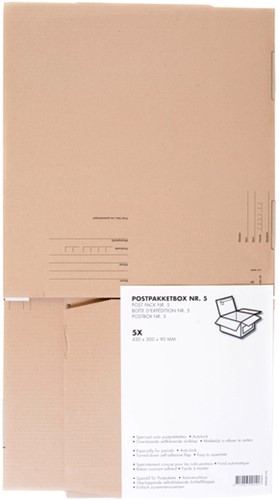 Postpakketbox IEZZY 5 430x300x90mm wit-1