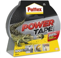 Plakband Pattex Power Tape 50mmx25m grijs