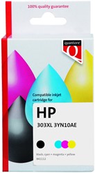 Inktcartridge Quantore  alternatief tbv HP 3YN10AE 303XL zwart + 3 kleuren