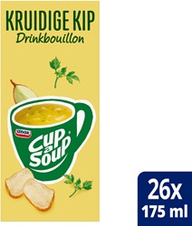Cup-a-soup heldere bouillon kruidige kip 26 zakjes